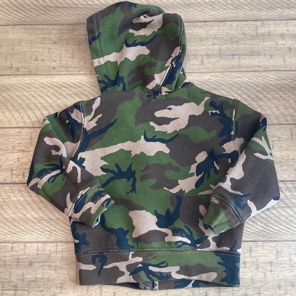 Polo Ralph Lauren Camo Hoodie Full Zip 2T - Picture 4 of 4